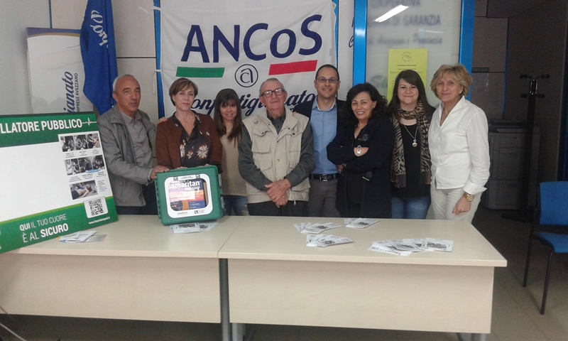 Avezzano, Confartigianato Imprese riceve defibrillatore da ANCoS/Anap