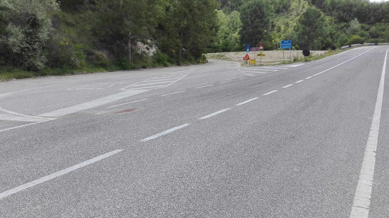 Ciclista investito da un'auto nei pressi di Carsoli