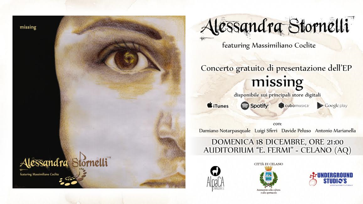 "Missing", arriva il primo disco di Alessandra Stornelli