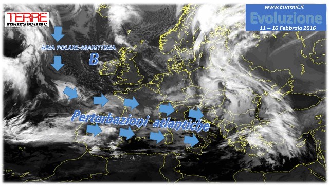 Evoluzione meteo TM - 11 - 16 Febbraio 2016 - 2