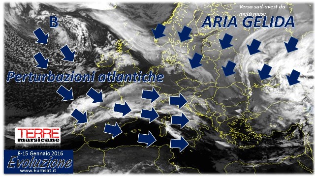 Evoluzione meteo TM - 8-15 Gennaio 2016