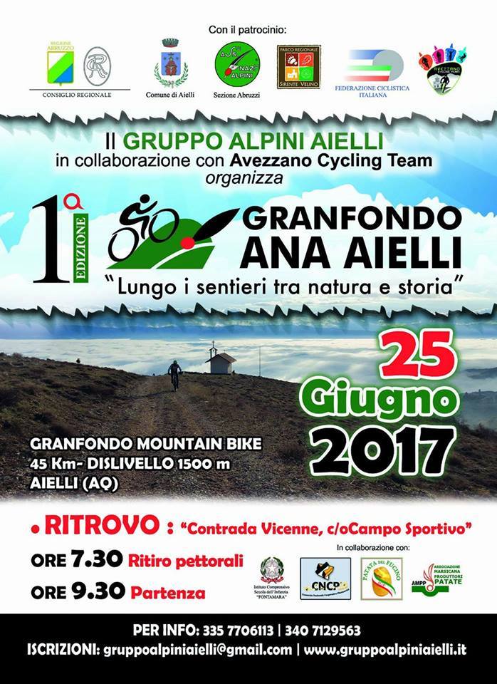 Granfondo Mtb Ana Aielli 18062017 locandina