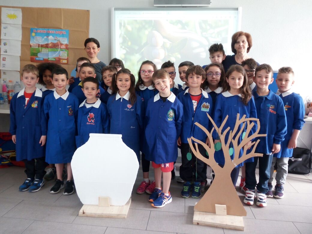 Gli alunni della 2B della scuola primaria Don bosco premiati per un progetto sull'olio extravergine di oliva