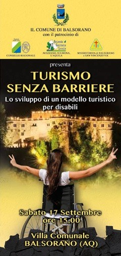 “Turismo senza barriere”, convegno al Castello Piccolomini
