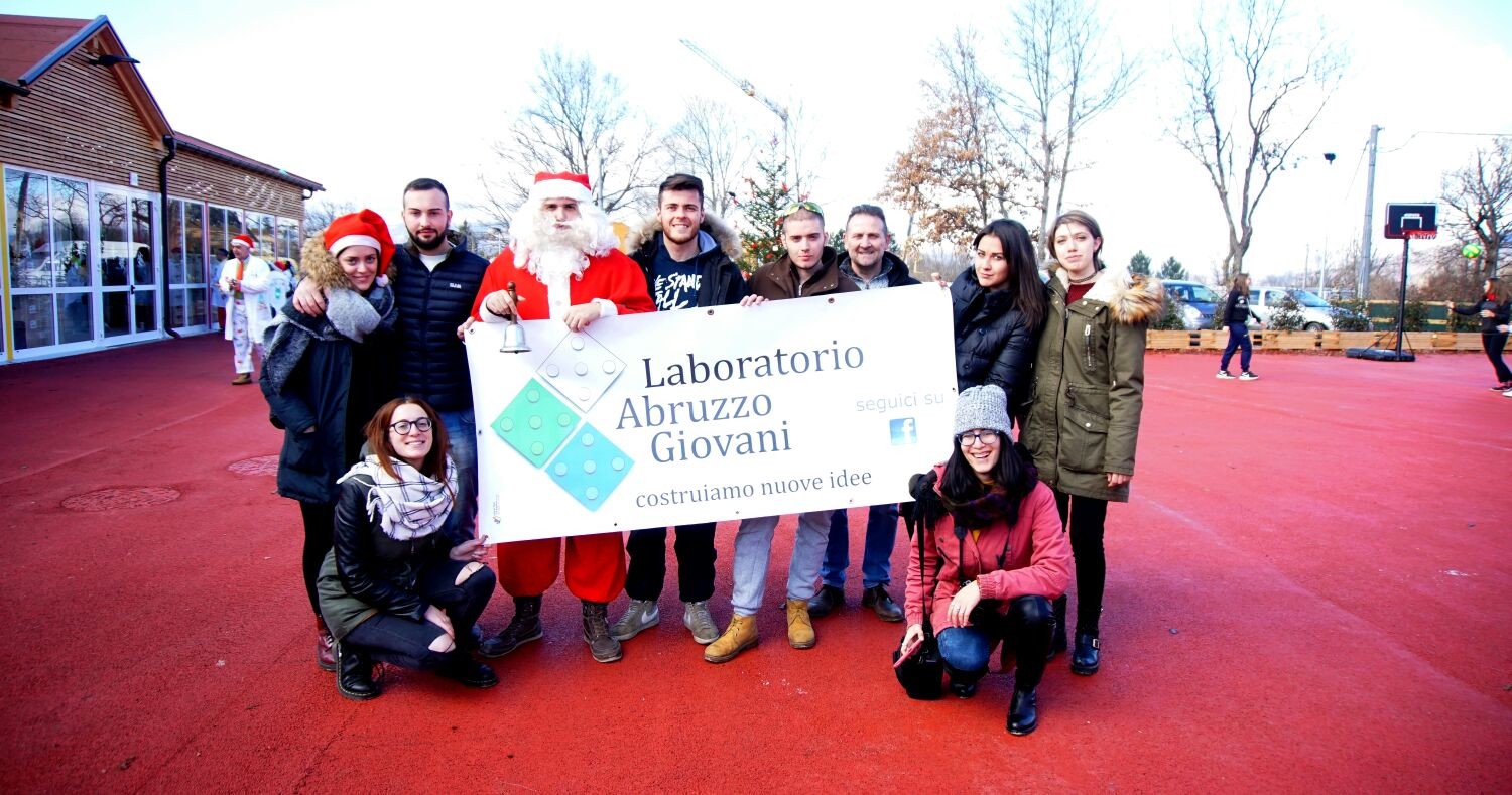 Laboratorio Abruzzo Giovani, "missione" Babbo Natale ad Amatrice