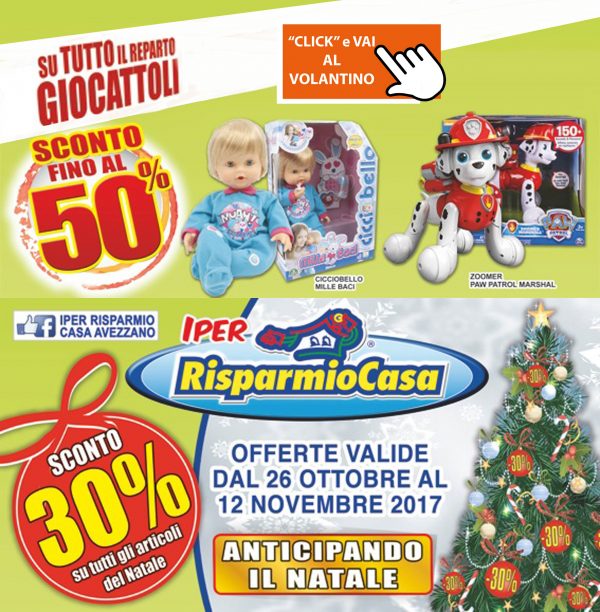 iper giocattoli natale 2018