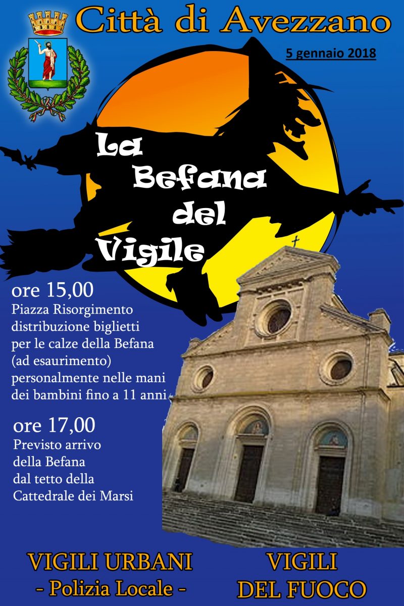 Torna la Befana del Vigile, appuntamento domani in piazza Risorgimento