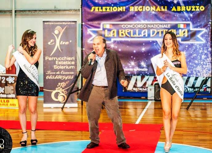 Claudio Torres di scena ad Avezzano durante il concorso “La bella d’Italia”
