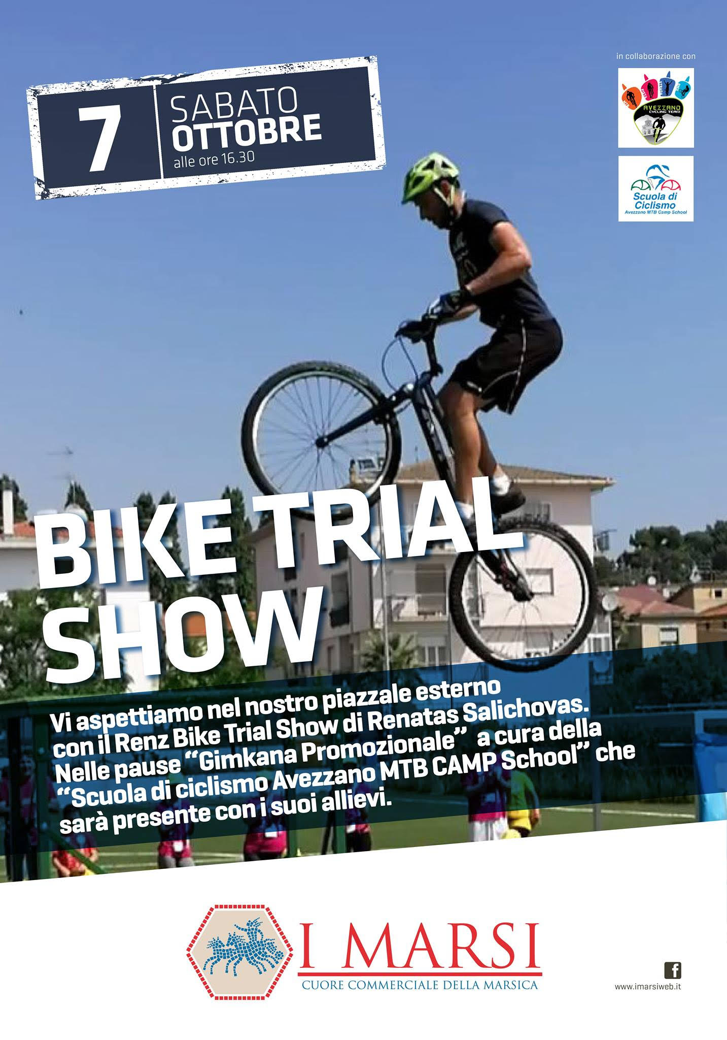 Bike trial e gimkana: un sabato a due ruote ad Avezzano