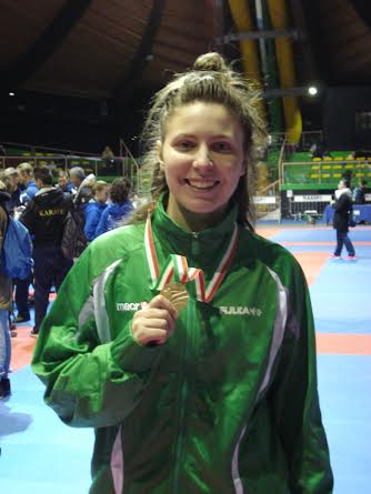 Giorgia Di Cosimo sale sul podio del Campionato Italiano di Karate per rappresentative regionali