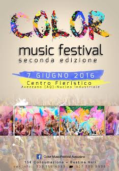 Al via stasera la seconda edizione del "Color Music Festival"