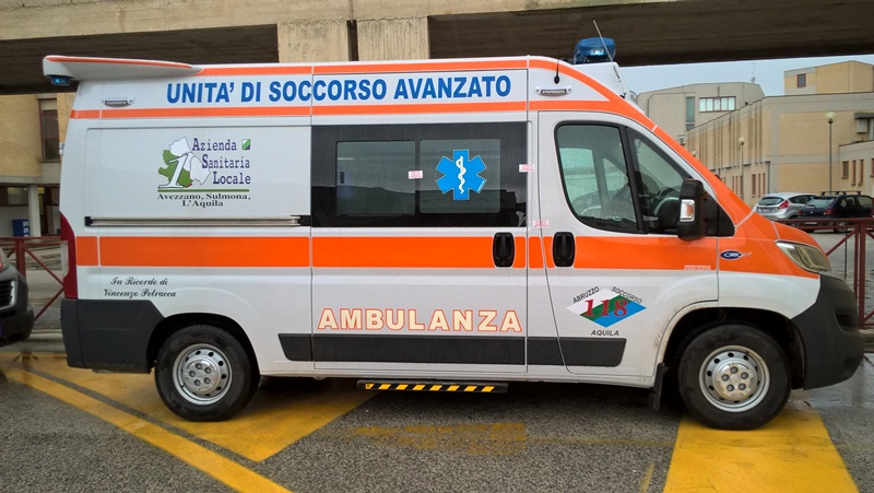 Arrivano ad Avezzano due nuove ambulanze dotate di un sistema che neutralizza virus e batteri
