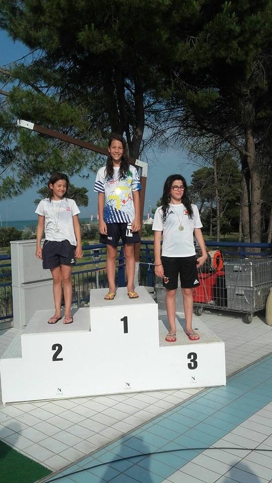 Un'atleta dell'Avezzano Nuoto a Rovereto in rappresentanza dell'Abruzzo