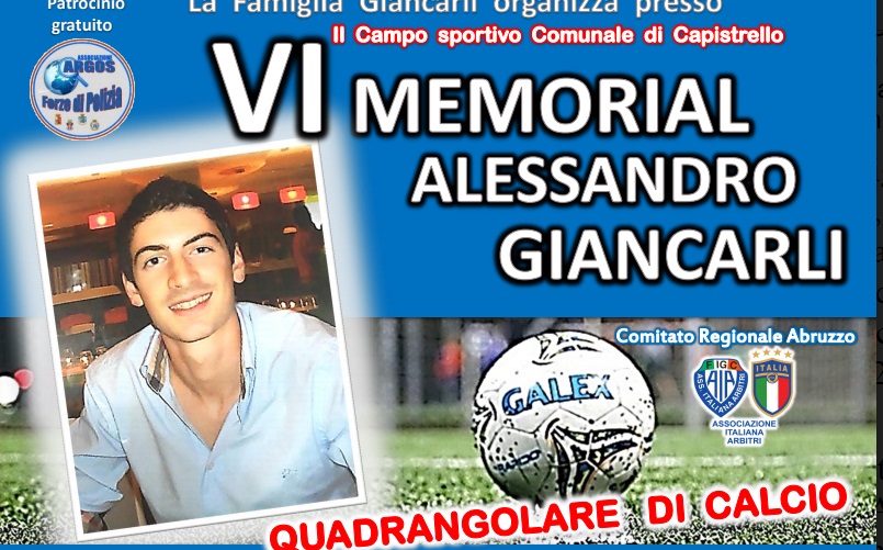 Memorial Alessandro Giancarli a Capistrello