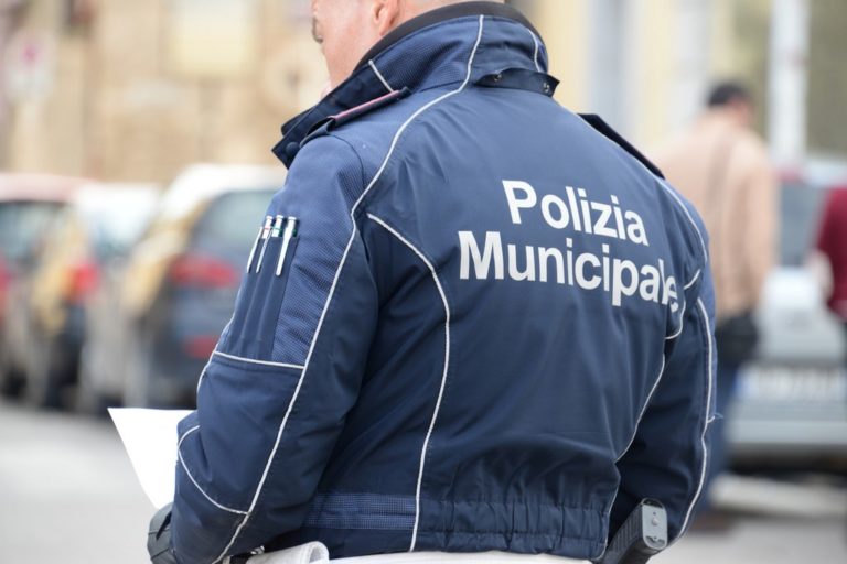 Polizia Municipale al lavoro