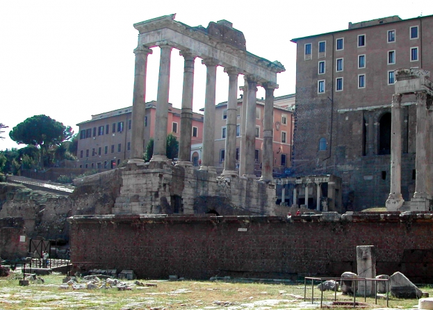 I Rostri, la famosa tribuna del Foro romano