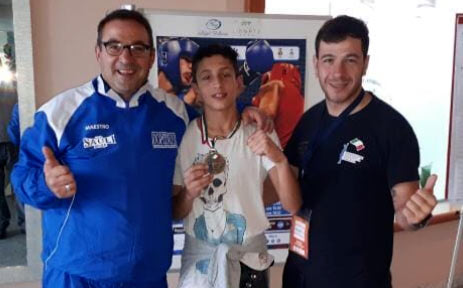 medaglia di bronzo conquistata dal nostro atleta Mattia D'Innocenzo ai Campionati Italiani Schoolboy 2018