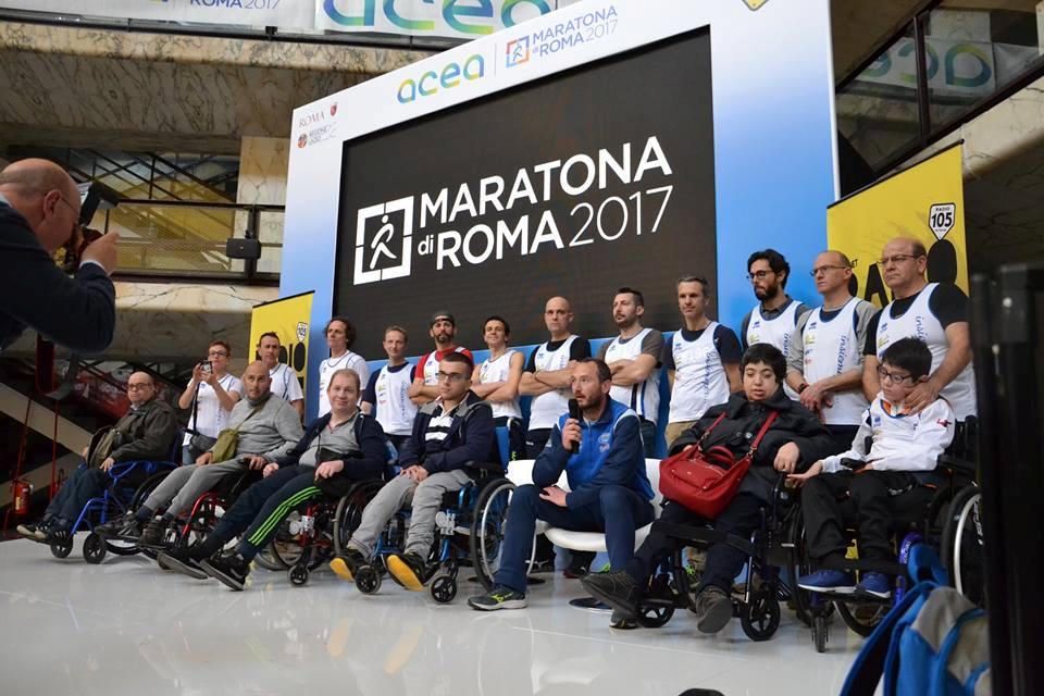 Disabili e atleti “spingitori” alla Maratona di Roma 2018