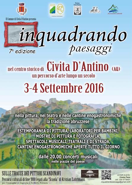 VII^ Edizione di “inQuadrando paesaggi a Civita d’Antino”