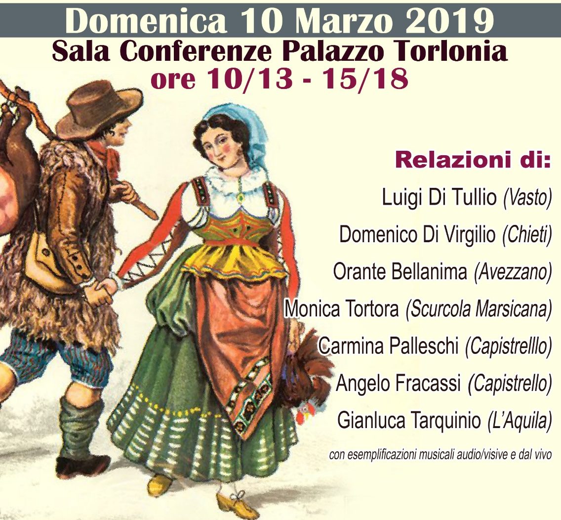 La Proloco di Avezzano presenta la quarta edizione della “Tavola Rotonda di Etnomusicologia, dalla Marsica all’Abruzzo”