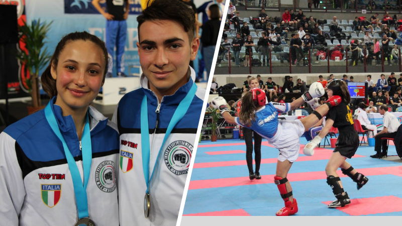 Sara Bove e Cesidio Biocca della A.S.D. M.M.A. di Avezzano si qualificano al campionato italiano assoluto di kick boxing
