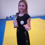 L’atleta Valeria D’Angeli della I.K.B. di Pescina prima classificata al Trofeo World Games