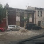 Bomba d'acqua ad Avezzano, le strade diventano fiumi