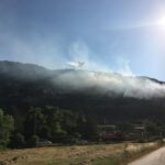 Incendio al bosco della Petogna, in azione i Canadair