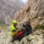 Gran Sasso, incidente sulla ferrata Ventricini per due escursionisti, recuperati con l’elicottero del 118