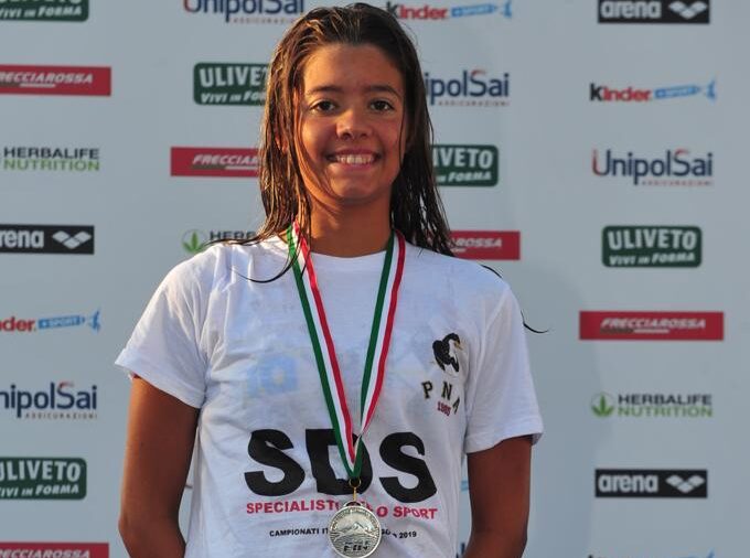 Medaglia d'argento all'atleta della Pinguino Claudia Di Passio, unica abruzzese a salire sul podio