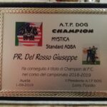 Mystica conquista il titolo di Champion W.P.C. con Giuseppe Del Rosso