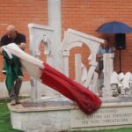 Antrosano, svelato il monumento in ricordo delle Vittime dei terremoti dell'artista marsicano Italo Ranalletta