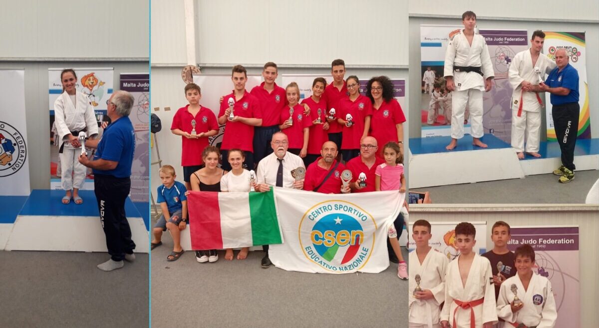 Impresa della Rappresentativa Regionale C.S.E..N. di Judo agli Internazionali di Malta
