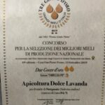 Per l’azienda apistica di Pescina Dolce Lavanda "Gocce D'Oro" al concorso Grandi Mieli D'Italia