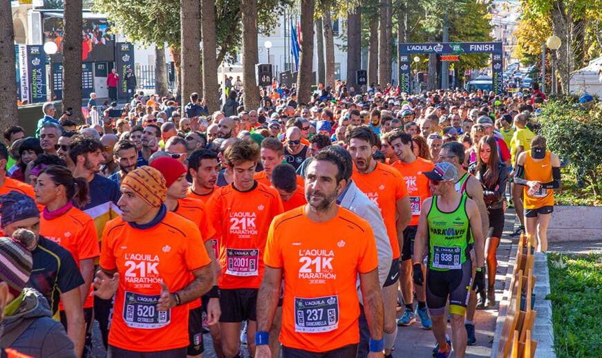 Edizione sold out per la prima Mezza Maratona di L'Aquila