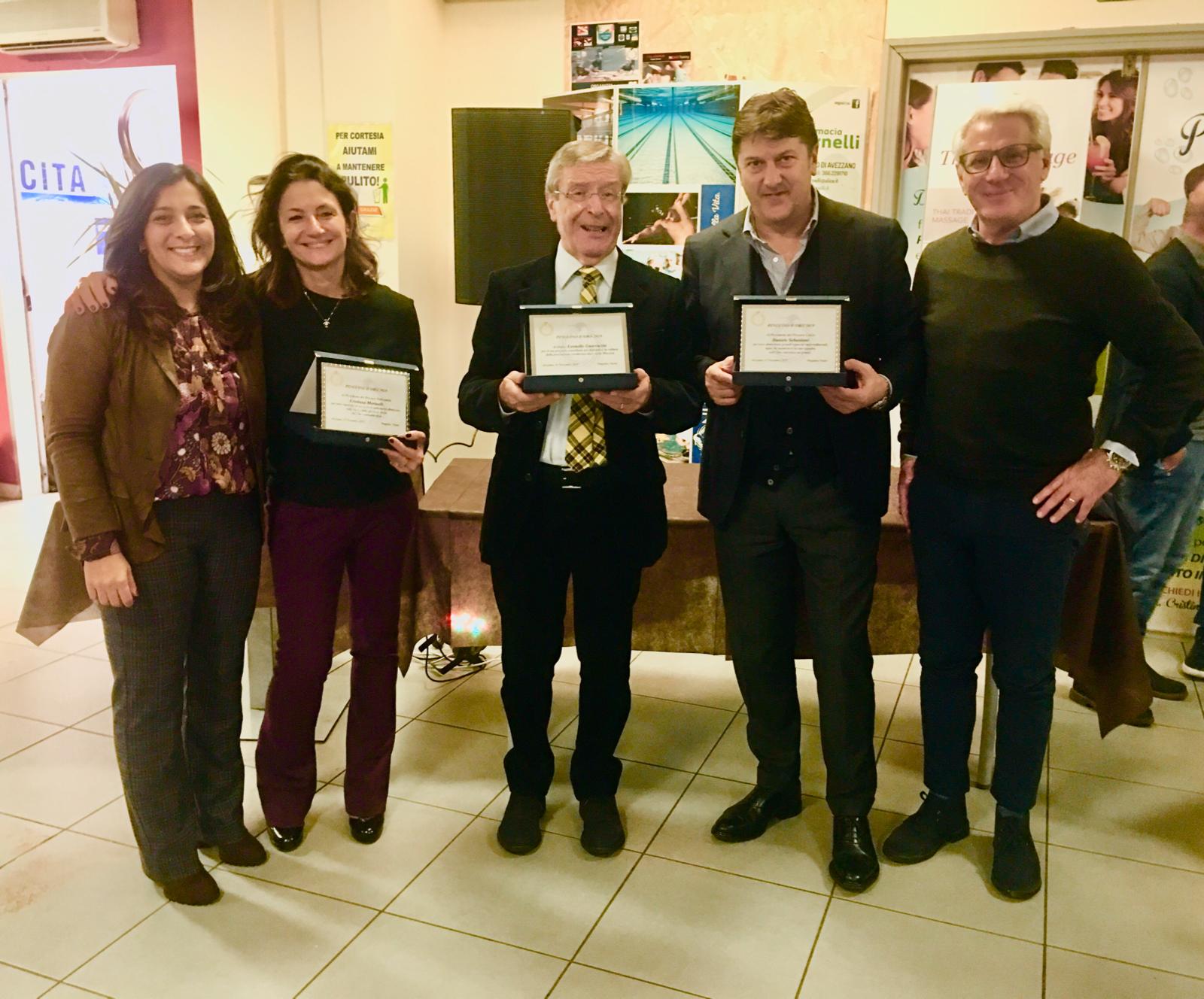 A Sebastiani, Marinelli e Guarracini il premio Pinguino d'Oro 2019