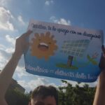Fare Verde accoglie Salvini con un pannello fotovoltaico, "le energie pulite sono una questione molto seria che non ammette svarioni"