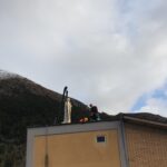 Riposizionata la Madonnina sul tetto della Clinica Immacolata di Celano
