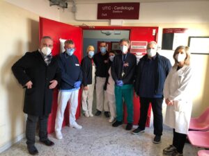 Donati dispostivi di sicurezza Covid al pronto soccorso e all’UTIC dell’ospedale di Avezzano