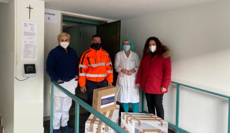 La Celi Calcestruzzi dona dispositivi di protezione all'ospedale di Tagliacozzo