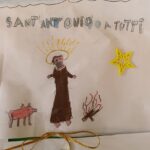 I bambini di Cerchio festeggiano S. Antonio con bellissimi disegni