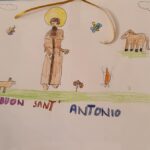 I bambini di Cerchio festeggiano S. Antonio con bellissimi disegni