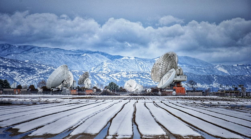 La neve attorno al Fucino nelle bellissime foto di Rosita