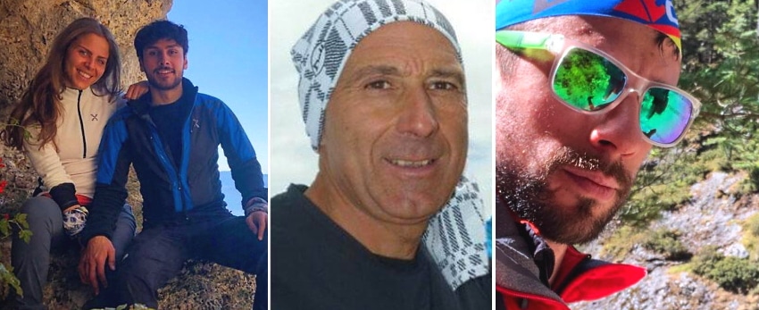 Valeria, Gianmarco, Tonino e Gian Mauro, i quattro avezzanesi dispersi sul Velino