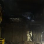 Incendio all’interno di un reparto della cartiera Burgo di Avezzano