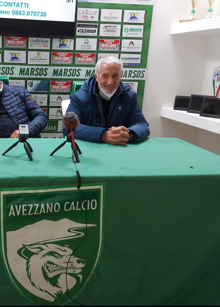 Avezzano Calcio: il nuovo allenatore Antonio Torti ringrazia la società