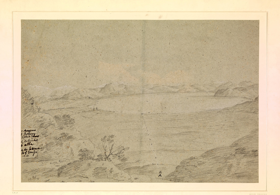 Il disegno inedito del Lago del Fucino proveniente dalla collezione del British Museum