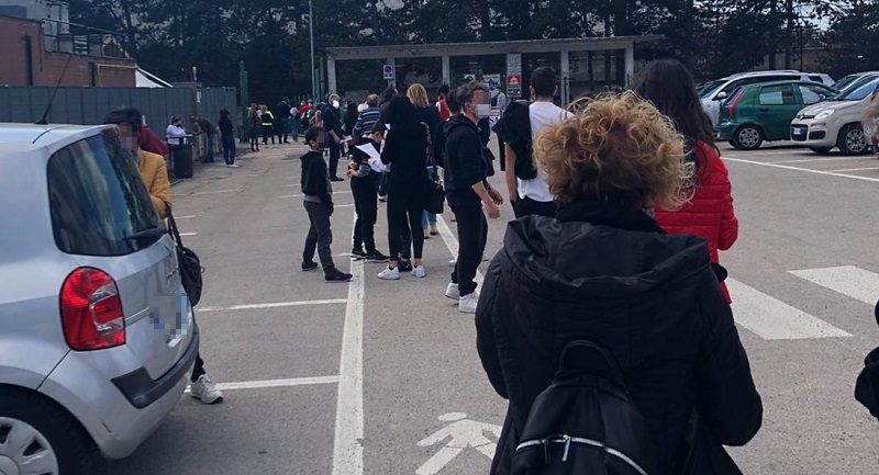 Buona risposta degli avezzanesi allo screening anti Covid presso lo Stadio dei Pini