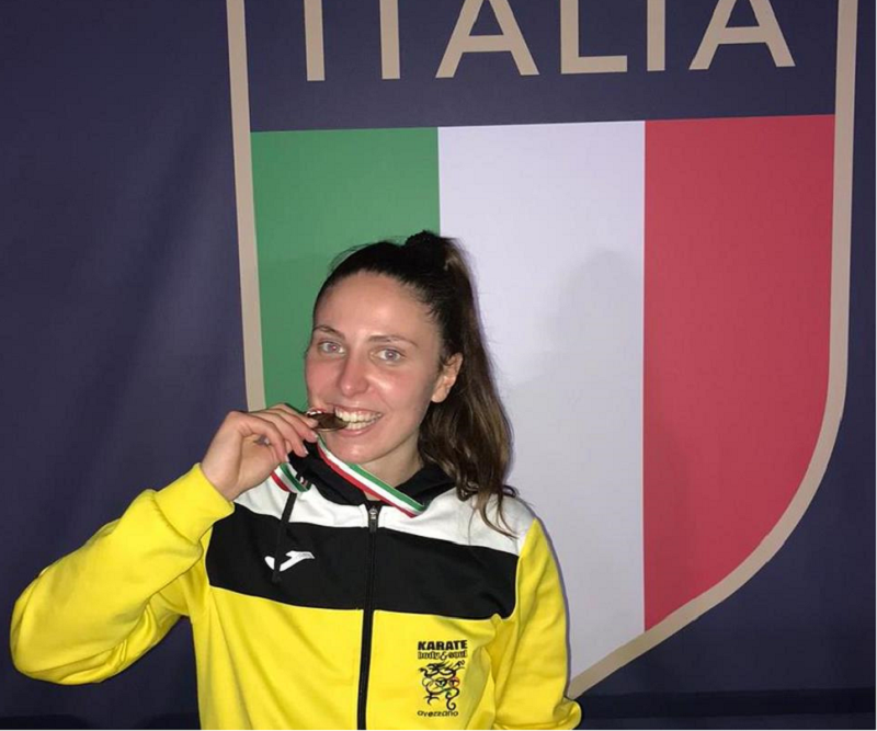 Campionato Italiano Under 21 di Karate, Giorgia Di Cosimo conquista la Medaglia di Bronzo