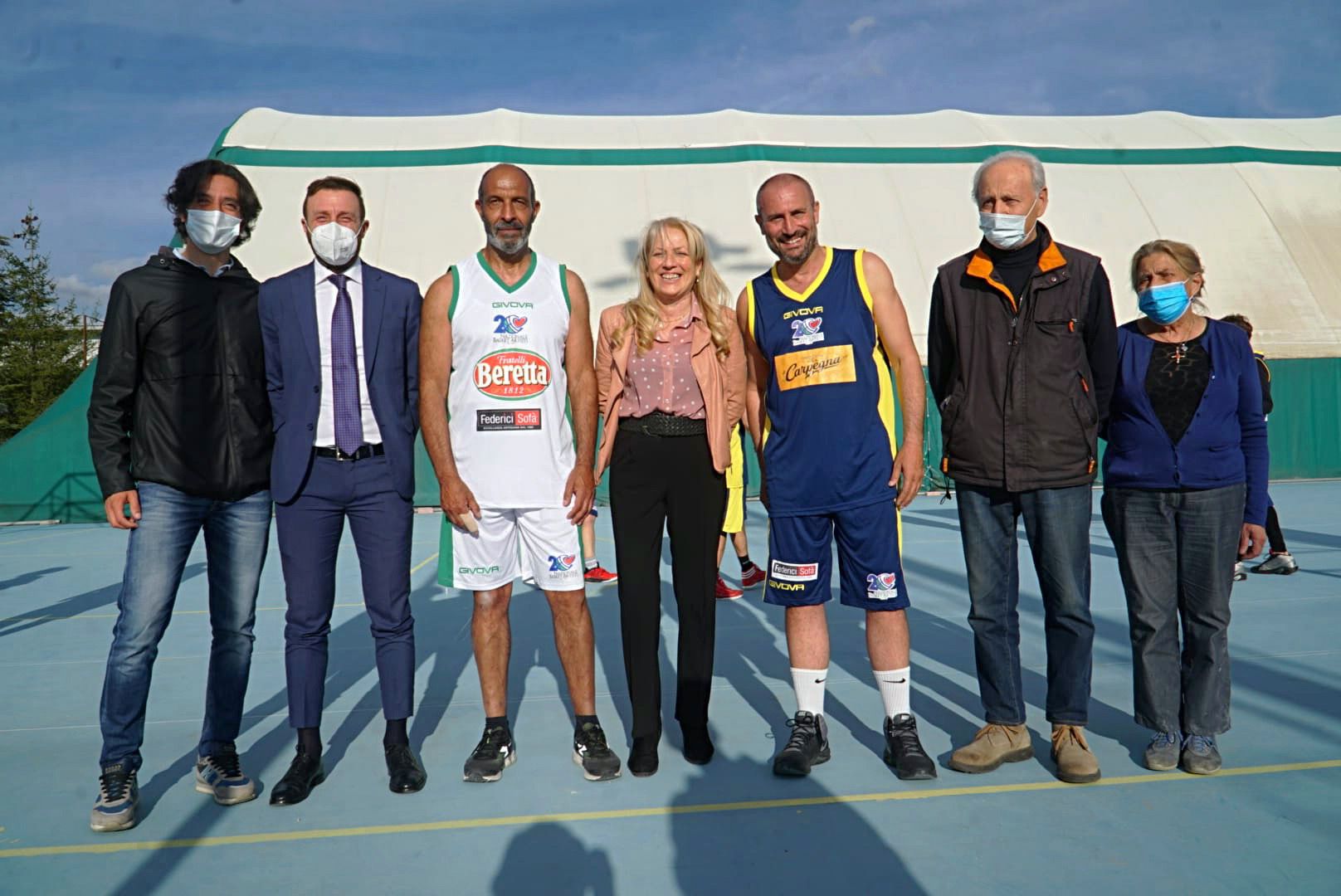 La Nazionale italiana basket artisti in ritiro a Tagliacozzo